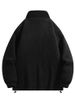 New Autumn Winter Lamb Wool For Boys, Trendy Handsome, With Thick And Warm, Loose Standing Collar Cotton Jacket 78A_viptrois.com