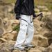 Men's Clothing Trendy Outdoor Sports Straight Casual Pants Men's Three Proof Soft Shell Multi Pocket Couple Style Workwear Assault Pants_viptrois.com