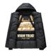 Winter Black And Gold Cotton Coat For Men With Hooded Loose Coat Graphene Cotton Coat Thickened Warm Cold Proof Cotton Coat_viptrois.com