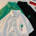 Men's Clothing Cityboy Shirt Short Sleeve Summer Five Point Half Sleeve High End Sense Of Handsome Shirt_viptrois.com