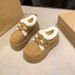 SHLIANG New Women's Winter Fashion Round Toe Designer Snow Boots Lace Up Walking Comfortable Lightweight Short Boots X0065_viptrois.com