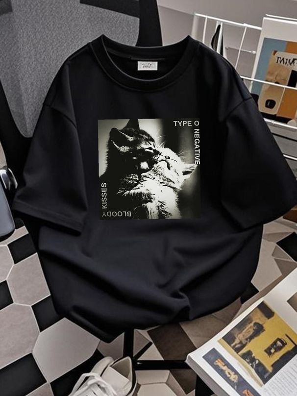 Rare Type O Negative Bloody Kisses Black T Shirt S To 2345XL Gift Fans JA8474 Graphic Fashion Homme Slightly Summer Top For Everyday Wear_viptrois.com