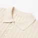 Minimalist Textured Polo Knit Shirt (Breathable Viscose Blend, Relaxed Fit, Antimicrobial, Ribbed Hem, Old Money Aesthetic, Unisex Summer Essential)_viptrois.com