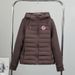 Men's Clothing Hooded Down Cotton Coat, Seasonal Patchwork, Petite Warm Cotton Coat With Wheat Ear Brooch, US Style Women's Outerwear_viptrois.com