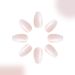 Short glossy short T gradient blooming simple all-match daily nude color gradient wear manicure European and American Foreign Trade 24 pieces_viptrois.com