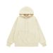 Loom Selected By Jiezhan|350G Fleece-Lined Solid Color Hooded Sweatshirt Autumn Winter New Loose Trendy Brand Men's Pullover_viptrois.com