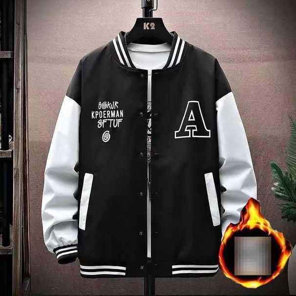 American Trendy Brand Jacket Men's Versatile Casual Loose Baseball Jersey Spring And Autumn New Jacket Men_viptrois.com
