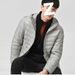 Korean-Style Slim Fit Men's Lightweight Down Jacket – 550FP 100% White Duck Feather Hooded Coat, Machine-Washable & Windproof, Streetwear Essential_viptrois.com