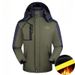 Heavy-Duty Winter Work Jacket For Men – Thickened Fleece-Lined Waterproof Coat (L-5XL, 4 Colors, 5000mm PU, Hooded For Construction & Hunting)_viptrois.com