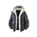American Style Hooded Short Jacket For Men 2025 Winter New Trendy Fur Collar Versatile Warm Cold-Resistant Cotton Coat_viptrois.com