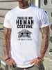 This Is My Hu Costume I'm Really A Turtle T Shirt Funny Halloween Red Eared Slider Mom Dad SweaT Fashion Graphic Comfortable Designer Clothes_viptrois.com