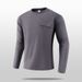 Men's Long Sleeve Performance Shirt – Thermal, Breathable & Versatile For Business Casual, Gym & Outdoor_viptrois.com