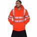 Men's Sweater Zipper Reflective Strip Cardigan Sanitation Suit Hooded Fleece Reflective Strip Jacket Men_viptrois.com