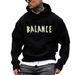 Men's Clothing 24 Years Of Foreign Trade Autumn And Winter Men's Hooded Fashion English Letters Printed Loose Large Size Sweatshirt_viptrois.com
