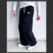 Men's Embroidered Fleece Joggers Retro Streetwear Relaxed Fit Pants With Elastic Waist Wide-Leg Silhouette Stitching For Urban Comfort_viptrois.com