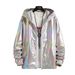 Men's Clothing for men and women in summer ins reflective shiny surface handsome couple 2024 new colorful sun protection clothing_viptrois.com