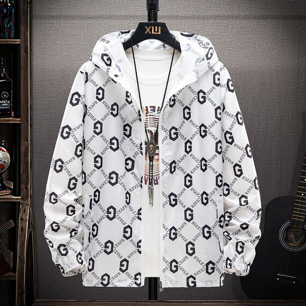 Men's clothing Breathable fishing outdoor sports jogging riding fat man coat super large size ultra-thin quick-drying sun protection clothing_viptrois.com