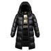 Men's Clothing 2024 new black and gold down jacket for men and women, same style, bright surface, winter warm and thick couple jacket, high version_viptrois.com