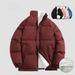 Unisex Stand Collar Fleece-Lined Jacket – Oversized Winter Coat With Multiple Pockets, Warm & Stylish (M-8XL, 5 Colors)_viptrois.com