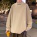 Men's Clothing Men's Half-Turtle Neck Thermal Knit Sweater - Soft Fleece-Lined Winter Pullover, Relaxed Fit, Stretch Comfort, Casual & Stylish_viptrois.com