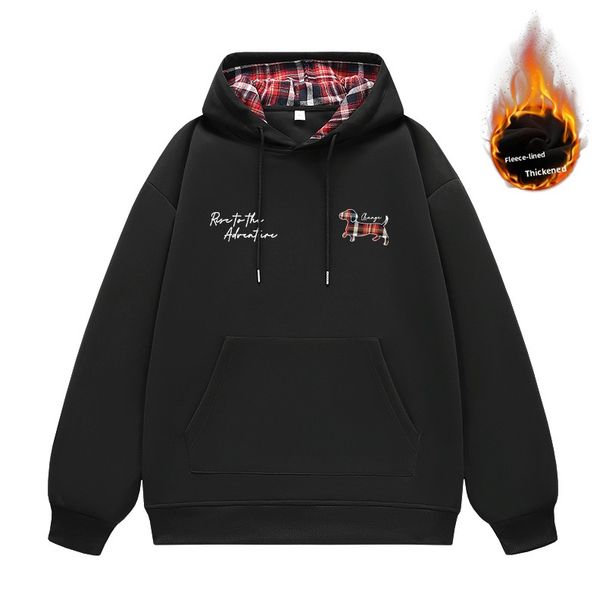 Hooded Fleece Sweater Jacket Men's Retro Casual Top_viptrois.com