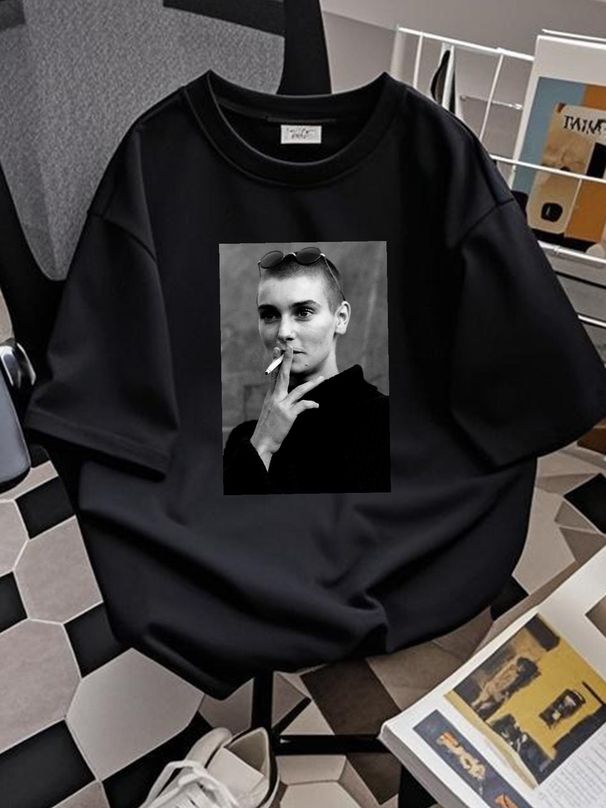 Assembly NY Sinead O'Connor Smoking Shirt Classic White Unisex S-5XL GY1260 Homme Stretched Designer Clothes Soft Top For Everyday Wear Slightly_viptrois.com