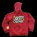 Gothic Dark Y2K Skull Letter Zipper Hoodie Unisex_viptrois.com