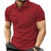 Men's Patchwork Pocket Polo Shirt – Trendy Contrast Color Design For Casual & Streetwear Style_viptrois.com