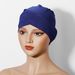 Fashion crystal linen two layer cross bottoming hat full cover hat headscarf Arabic scarf_viptrois.com