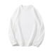Autumn And Winter Solid Color Hoodie Loose Base Men's Fashion Round Neck Inner Top_viptrois.com