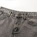 American Smoke Gray Fringed 507 Version Retro Y2k Street Casual Cement Gray Trousers Cleanfit Jeans_viptrois.com