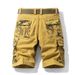 Men's Clothing Summer Men's New Pattern Washed Workwear Shorts Outdoor Leisure Loose_viptrois.com