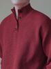 Pullover Button High Neck Loose Casual High Quality Sweater Men's Christmas Red New Year Warm Shoulder Needle_viptrois.com