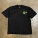 Retro Cartoon Frog Print Unisex Couple Short Sleeve T-Shirt Heavyweight Pure Cotton 250g Loose Fit Middle Finger Design Men's Clothing_viptrois.com