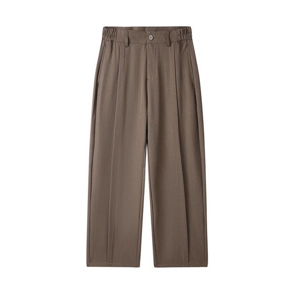 Men's Clothing ACU Men's Clothing | Drape High End Casual Trousers Men's 2025 Autumn Loose Straight Pleated Trousers Suit Trousers_viptrois.com