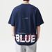 Street Super Transparent American Large Printed Letter T-shirt Top For Men # Loose And Comfortable Shoulder Breathable_viptrois.com