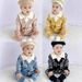 Mother & Kids Baby Boy Suit 2025 Spring Infant Boy Baby Boy Hooded Long Sleeve + Long Pants Three Piece Long Crawling Suit_viptrois.com