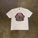 250g Heavyweight Cotton American Gothic Print T-Shirt Oversized Street Style Loose Short Sleeve for Couples Men And Women_viptrois.com