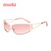 New Metal Frame Multi Color Sunscreen Gradient Sunglasses Hollow Fashion Sunglasses T1158_viptrois.com