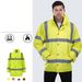 Men's Clothing Reflective Jacket Men Autumn And Winter Waterproof Thick Warm Reflective Cotton Coat Outdoor Engineering Port Warning Workwear_viptrois.com