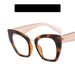 Women's Eyeglasses Cat Eye Large Frame Anti Blue Light Flat Glasses New Personalized Frame Glasses Trendy Plain Rice Nail Glasses Frame_viptrois.com
