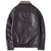 Bacalin Premium Faux Leather Jacket - Winter Fleece-Lined PU Coat With Stand Collar (Black/Brown) For Men & Women_viptrois.com