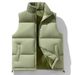 Unisex Puffer Vest – Oversized Quilted Gilet With Color-Blocking & Flap Pockets (S-5XL, 5 Colors, Lightweight Warmth)_viptrois.com