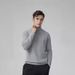 Men's Slim Fit High Neck Sweater - Warm Winter Knit Pullover With Breathable Stretch Fabric, Classic Ribbed Hem_viptrois.com