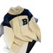 High-Neck Zip-Up Sweater – Oversized Knit Cardigan (Machine Washable, Wrinkle-Free, Streetwear Essential, White/Grey/Green/Brown/Navy, )_viptrois.com