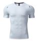 Men's Clothing Quick Drying Short Sleeved Sports T Shirt Round Neck Elastic Running Clothes Muscle Fitness Training Clothing_viptrois.com