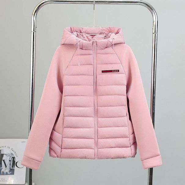 Men's Clothing Hooded Down Cotton Jacket For Women 2025 New Winter Splicing Silicone Paris Cotton Jacket For Men And Women_viptrois.com