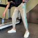 Men's Premium Ice Silk Joggers Ultra-Lightweight Tapered Ankle Pants for Summer Breathable Quick-Dry Casual Sports Wear_viptrois.com