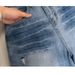 Men's Clothing Ripped Denim Shorts Style Straight Leg Summer Trendy Washed Retro Lightning Bolt Pattern Four Or Five Point Pants_viptrois.com