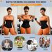 Ladies' Fitness Yoga Waist Belt with Three Rows Zipper Waist Strap Explosive Sweat Plastic Waist and Sports Waist Strap_viptrois.com
